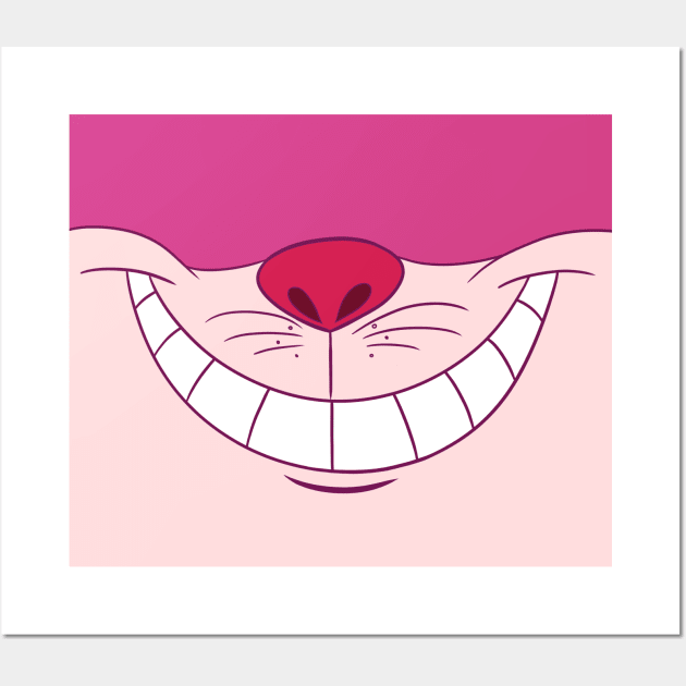 Cheshire Cat Wall Art by Doodle Dan